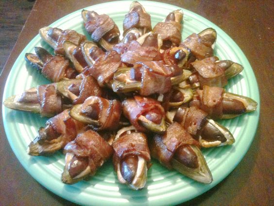 HotLinkLove's tweet photo. We had to share these Smoked Earl Campbell Sausage Stuffed Jalapenos from Spencer's Catering! Talk about #superbowl snack goals!! https://t.co/ZQWxJ7WACP