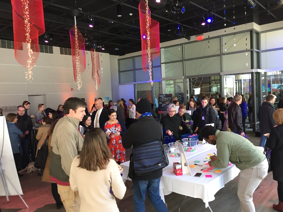 PattyGriffinNC's tweet photo. Large crowd celebrates grand opening CURRENT ArtSpace + Studio @UNC @UNCPerformArts @carolina_square @visitchapelhill #IamCURRENT https://t.co/sQJeWsKjPo