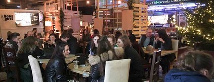 Trafalgar Warehouse (@trwarehouse) on Twitter photo Streetfood - pop up dining in the Warehouse : Last Thursday of every month-next one Feb 22nd. Get to the Warehouse for some lip-smacking Food, craft beer & DJ.  5-9pm 120 Trafalgar St Sheffield Free Entry.  @Sheffeatwell   @SheffAfter5   <a href="/eatSheffield/">Eat Sheffield</a>   <a href="/eatsocialshef/">Simon Garlick</a> Streetfood - pop up dining in the Warehouse : Last Thursday of every month-next one Feb 22nd. Get to the Warehouse for some lip-smacking Food, craft beer & DJ.  5-9pm 120 Trafalgar St Sheffield Free Entry.  @Sheffeatwell   @SheffAfter5   <a href="/eatSheffield/">Eat Sheffield</a>   <a href="/eatsocialshef/">Simon Garlick</a>