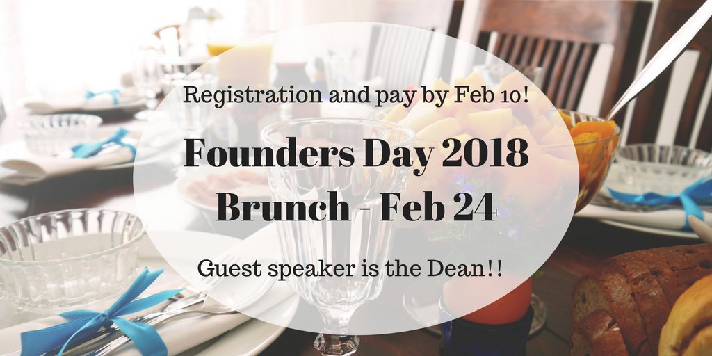 Eight days until registration closes for our Founders Day brunch (Feb 24). Sign up now, if you haven't already, and come spend some of that #sixmoreweeks of winter with us. buff.ly/2DVlpmB

#thanksPhil #WPSColumbiaFD2018 #beatTheDean #tgif