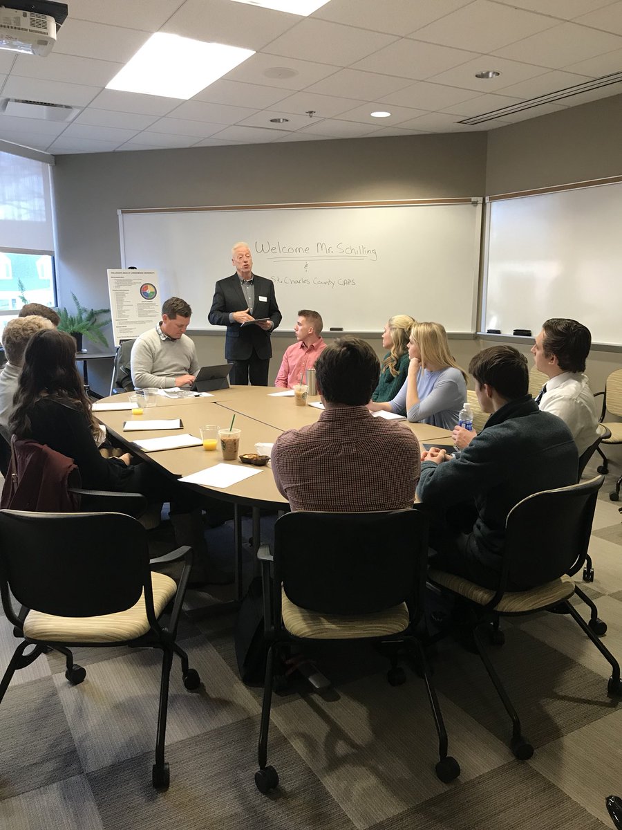 Lindenwood_PCBE's tweet photo. Our DECA Consultancy group had an opportunity to collaborate with other local groups and entrepreneurs this morning. PBS&amp;E students and staff will solve real-world local development challenges together! #LikeNoOther https://t.co/1uscCGfn6k