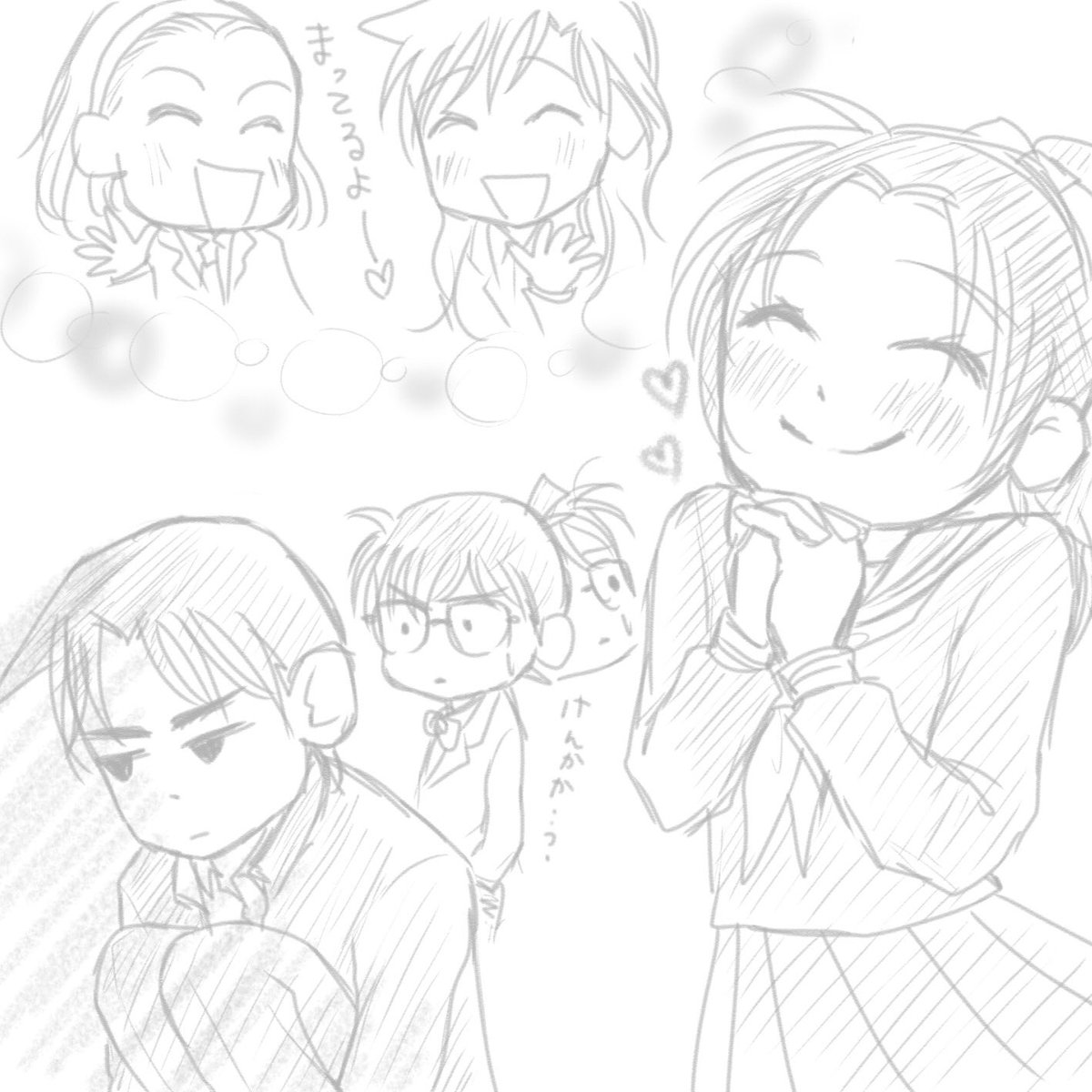 気を引き締めがてら、秋のプチに出したい平和本のメモイラストを…こっそりあっぷ…
平和…なんですけど、わたしゃ和葉ちゃんが可愛くてしかたないので和葉ちゃんかわいいよね❤️本になるかもしれません