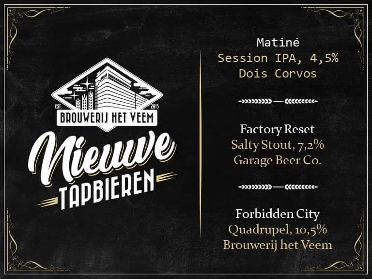 Met nieuwe bieren uit onder andere Spanje, Portugal en een bier van eigen brouwerij starten we het weekend goed, kom je ook proeven? #weekend #speciaalbier 🍻