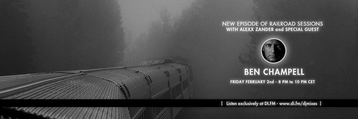 RR_Recordings's tweet photo. @AlexxZanderJ invites @BenChampell on #RailroadSessions @ https://t.co/JBwnMXX87e
Special tribute to @mikewallberlin R.I.P. friend
#Techno https://t.co/I8T6WH2tNE