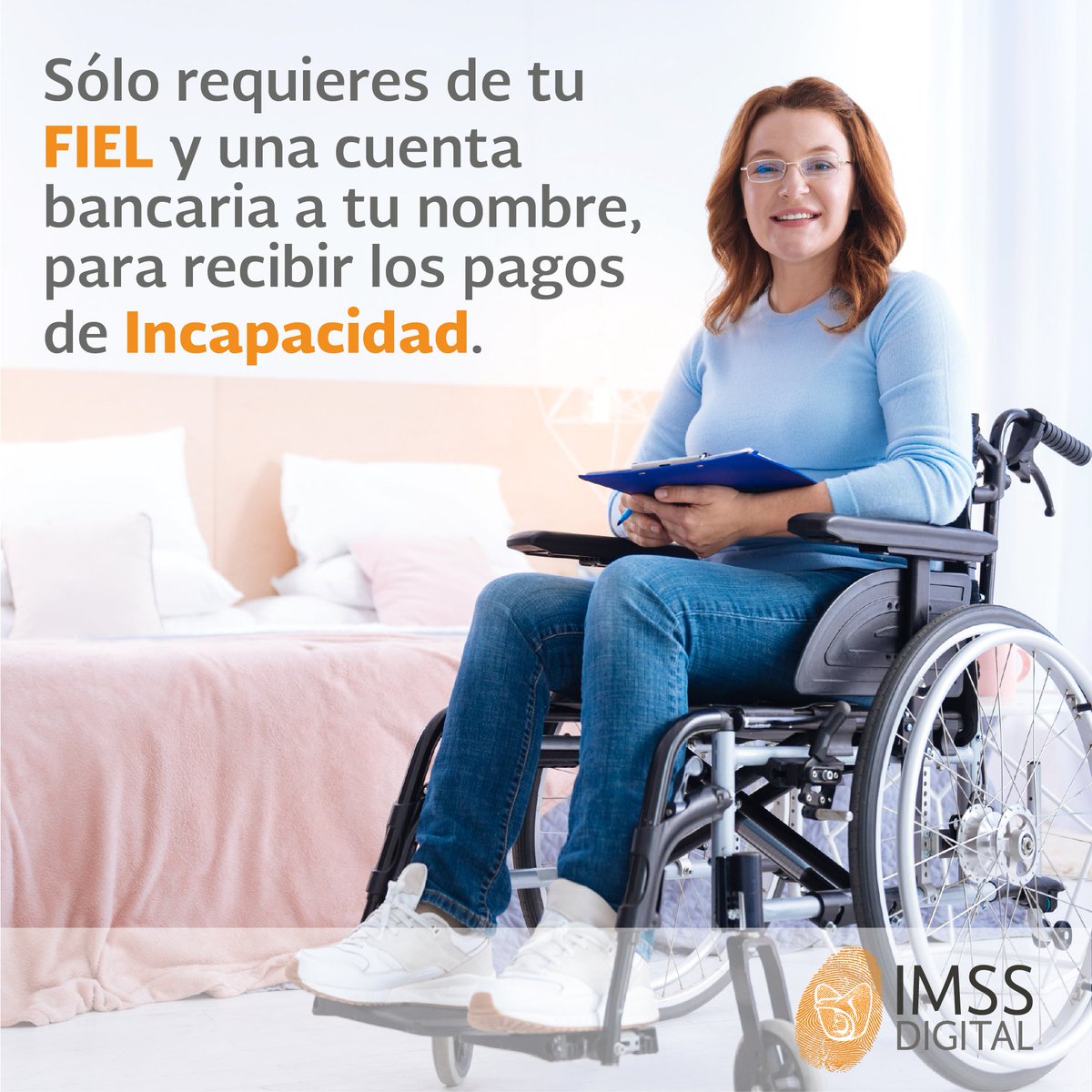 imssdigital's tweet photo. Si cuentas con FIEL, es muy fácil recibir los pagos de tu Incapacidad directamente en tu cuenta bancaria, registrándote aquí: https://t.co/HnGOAZhCUA https://t.co/f1CfScoqX7