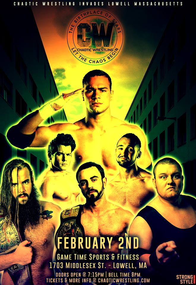 MarkinOut's tweet photo. TDA @ChaoticWrestlin LOWELL MA:@TheFlipGordon v @Eliamarkopoulos/ @TheJoshBriggs v @brianmilonas/@camzagami v @retroag/@chasedelmonteโs Mill City Hooligans/ @thejtdunn @ManOfSteelMV #MaineStatePosse @Da_Hoodz #KillanovaInc & A LOT MORE https://t.co/XIUTSfxe36 https://t.co/1pYCzczqm5