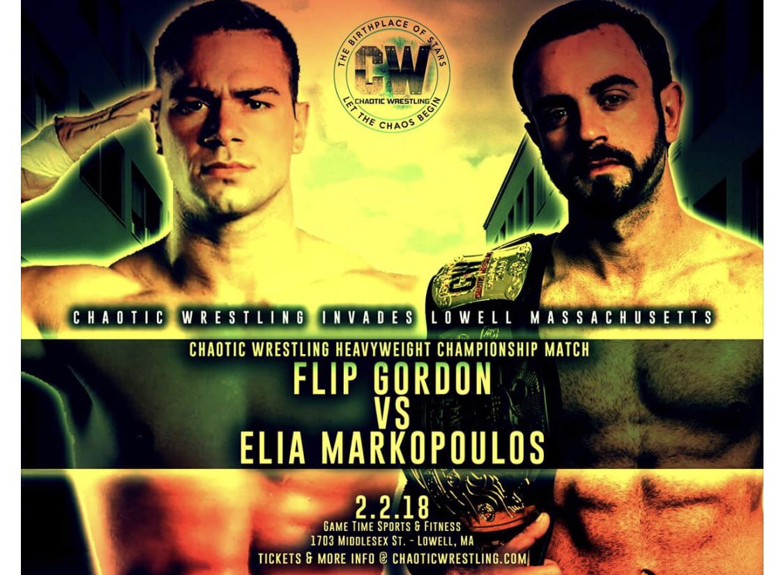 MarkinOut's tweet photo. TDA @ChaoticWrestlin LOWELL MA:@TheFlipGordon v @Eliamarkopoulos/ @TheJoshBriggs v @brianmilonas/@camzagami v @retroag/@chasedelmonteโs Mill City Hooligans/ @thejtdunn @ManOfSteelMV #MaineStatePosse @Da_Hoodz #KillanovaInc & A LOT MORE https://t.co/XIUTSfxe36 https://t.co/1pYCzczqm5