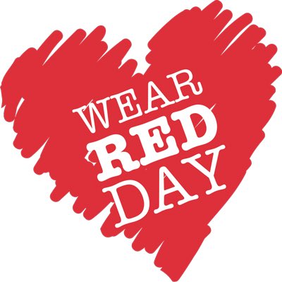 GO RED FOR WOMEN!! Today is national wear red day to support @AHANWA