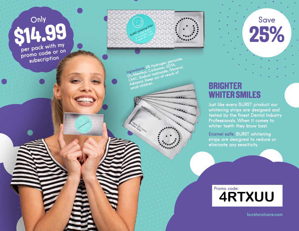 burst whitening strips burst whitening strips