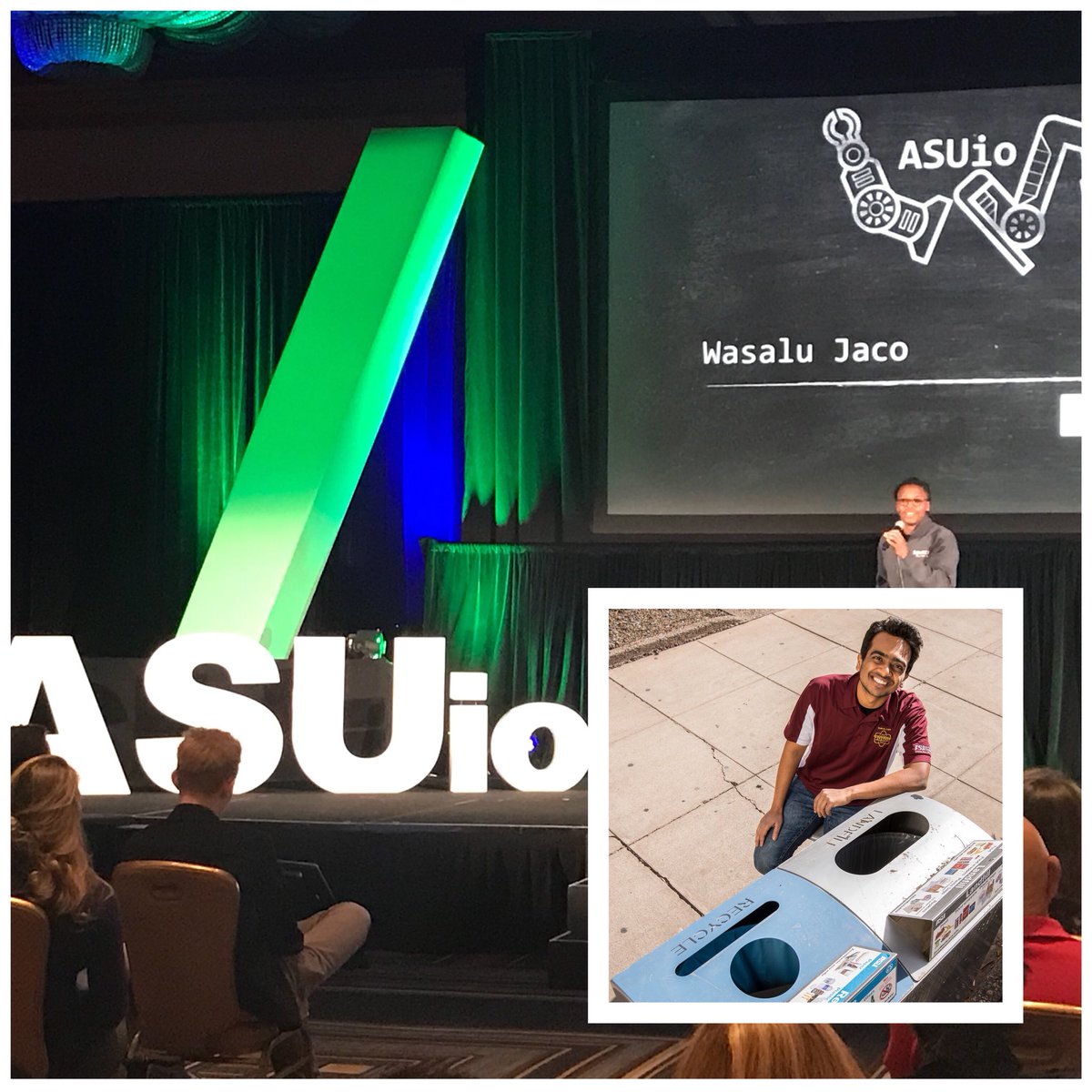 Rooting for <a href="/HygieaTech/">Hygiea</a> and <a href="/surya_iyer29/">surya iyer</a> and all finalists <a href="/ASU/">Arizona State University</a> #ASUio Finals - BRΛVO to you! #tech #InnovatorsMindset