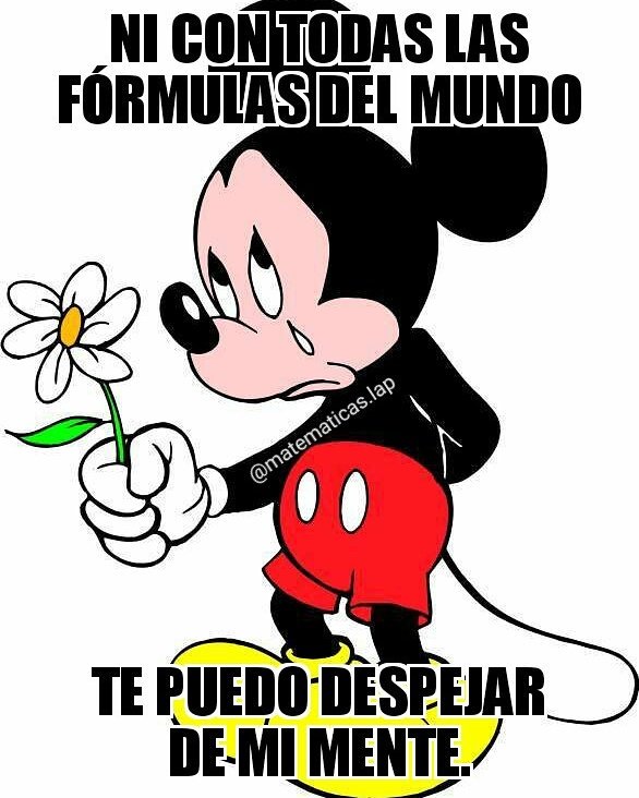 luapozzo's tweet photo. #amor #disney #matemáticas #maths #matlap #MickeyMouse #fórmulas #números https://t.co/XYXMUj09BK