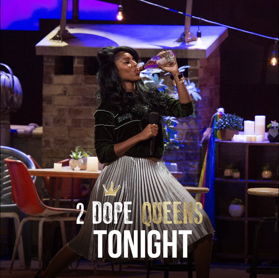 2DopeQueens's tweet photo. YASSSS!

First #2DopeQueensHBO special premieres tonight at 11:30PM on @HBO. https://t.co/eABL0W80uU