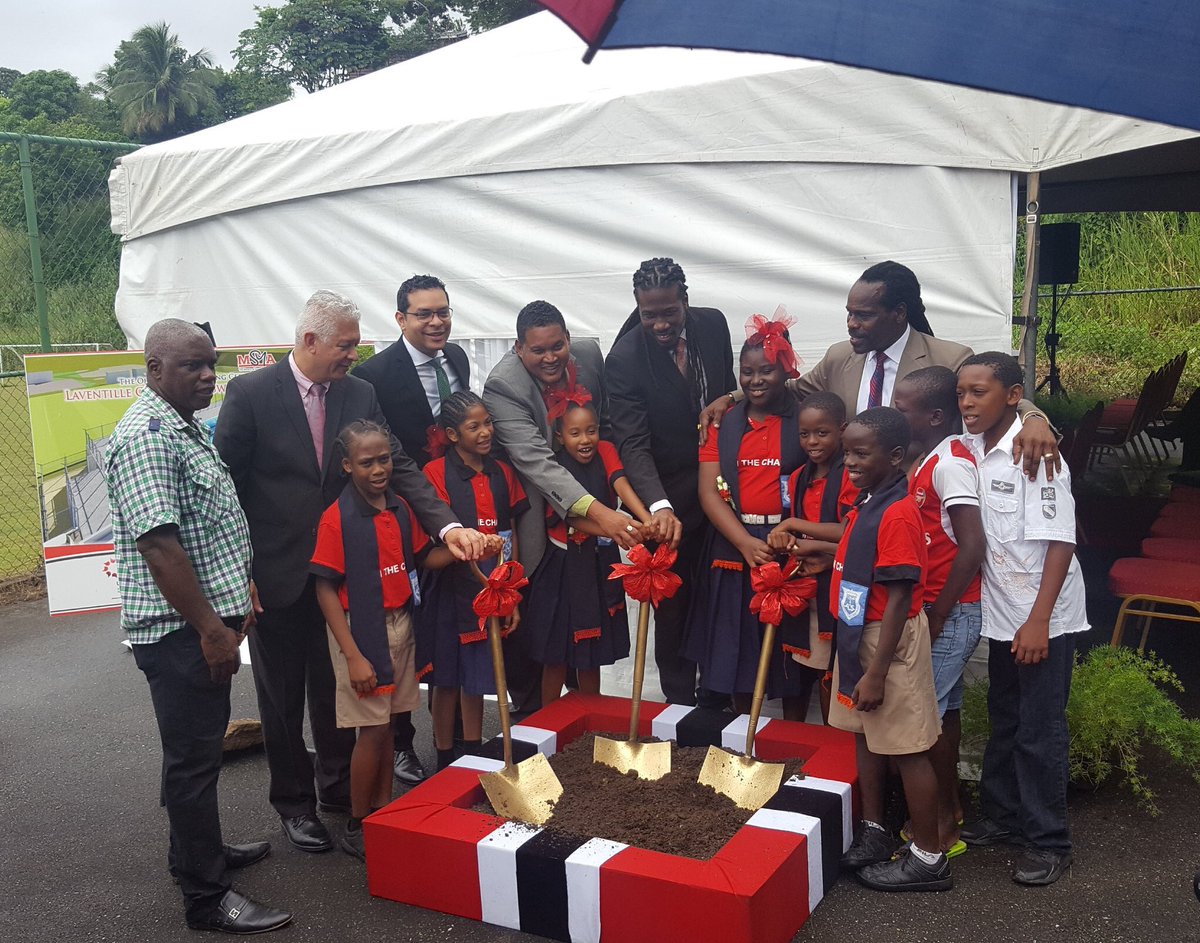 rmitchellsfe's tweet photo. Today, I delivered remarks at the sod turning for the Laventille Community Swimming Pool Facility. 

This facility, the seventh of its kind in the country, will prove to be a valuable asset to all members of the Laventille community. https://t.co/pPMyTPzXuu