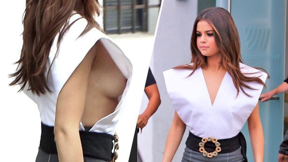 Selena gomez nipple slip in sexy photo shoot for instyle