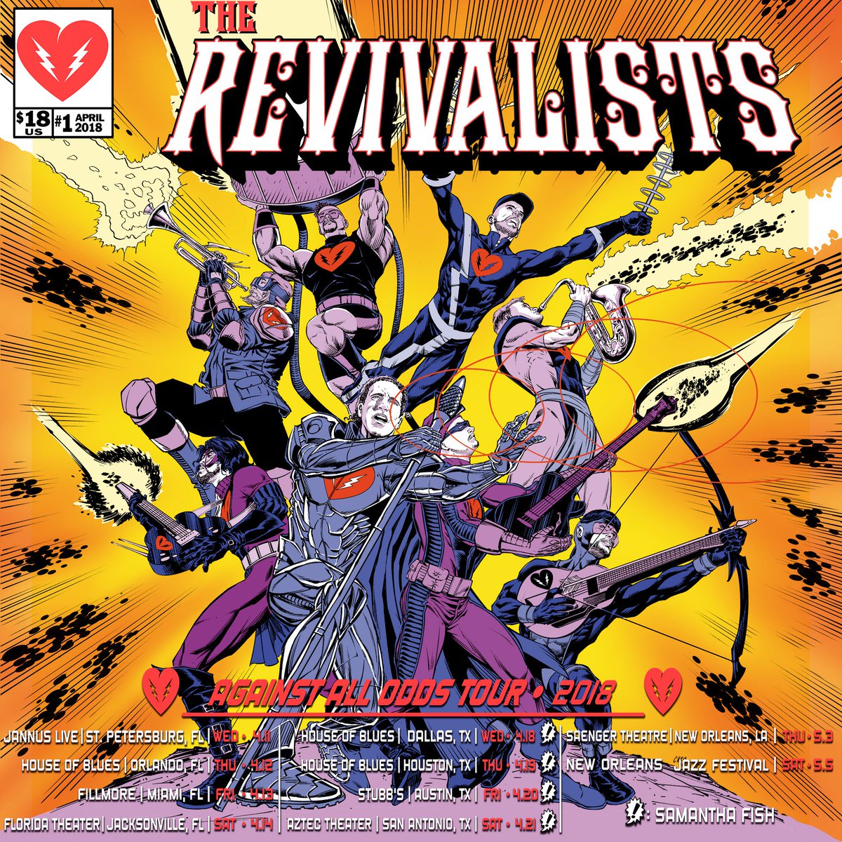 💥 The Against All Odds Tour is coming! All tickets are now on-sale at therevivalists.com 💥