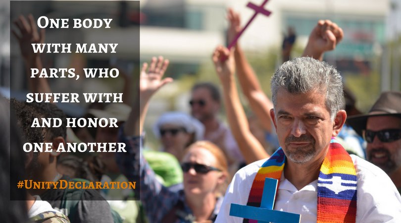 bread4theworld's tweet photo. "When people of color in the body of Christ suffer—while many white members of the body of Christ do not acknowledge their pain—we are violating the principle laid down in 1 Corinthians 12: that we are one body with many parts..." #UnityDeclaration https://t.co/yb2KxIY6Fj https://t.co/iYkzETztcL