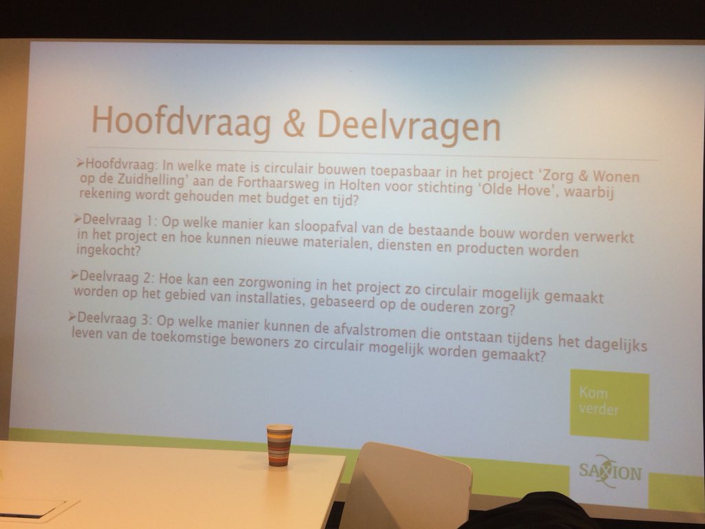 TheodeBruijn's tweet photo. Circulair bouwen is een mindset. Aldus de interdisciplinaire groep studenten die onderzoek deed naar de mogelijkheden bij een woon-zorgproject in Holten. @Saxion @btb_saxion @SaxionBBT @SaxionBIMLab https://t.co/jOsTsVkxZX