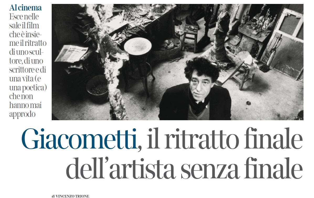 La_Lettura's tweet photo. L'artista senza finale. Esce nelle sale il film su Giacometti, pittore e sculture senza mai approdo. @vincenzo_trione sul nuovo numero #vivalaLettura https://t.co/PB4hp617kD