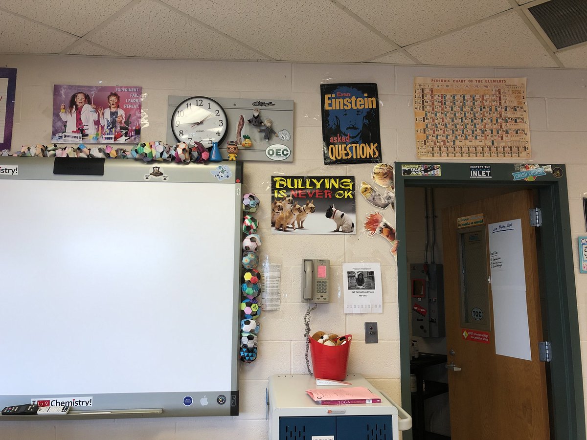 APchemisMe's tweet photo. A student just walked in to my classroom for the first time and said “OMG your classroom is so bright and colorful. It makes me so happy!” THAT makes ME so happy 😁 https://t.co/Q0ZqluLCoe