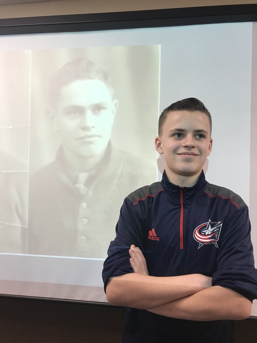 WMSMediaExplore's tweet photo. When Photoshop practice accidentally includes a 1920s version of a student. #Ben1.0 @wmscats https://t.co/ppQTcTurBF