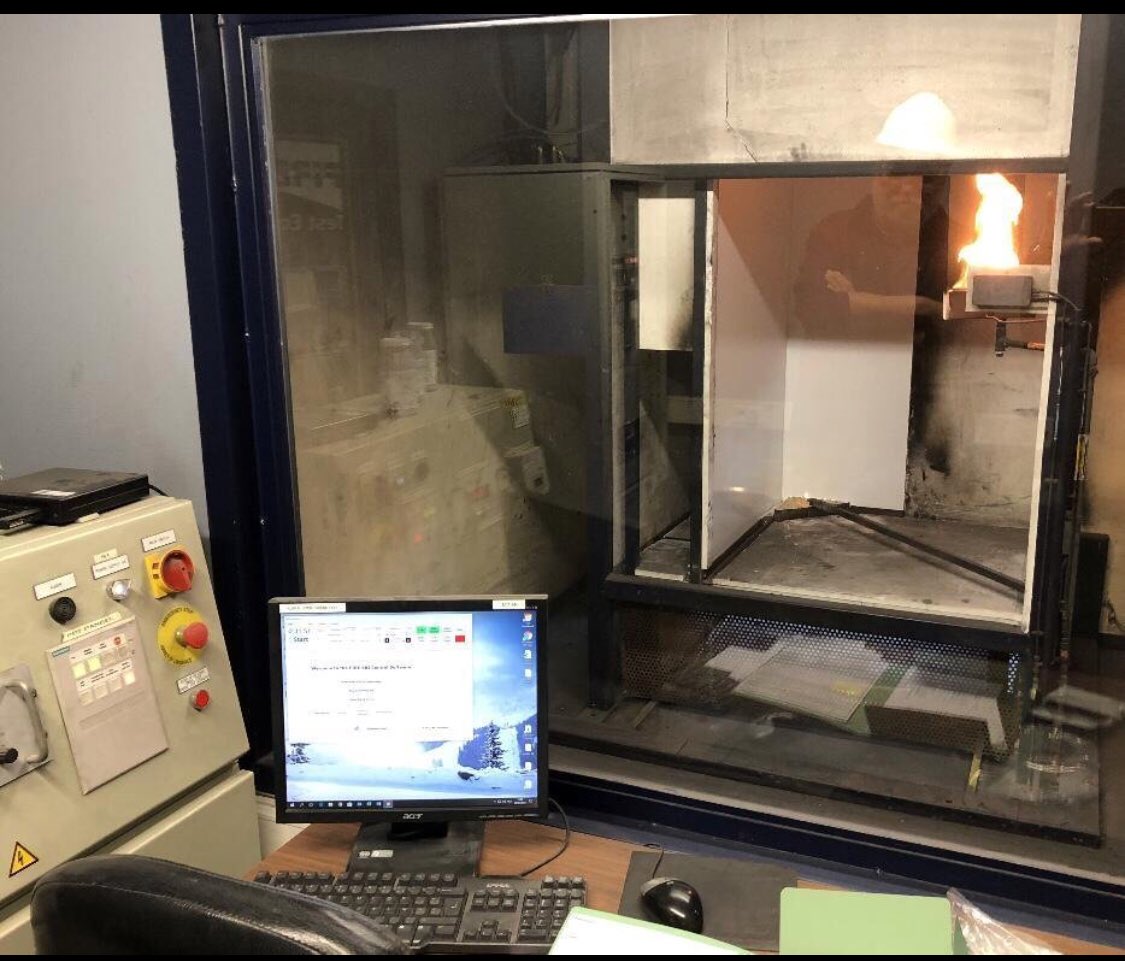 ProkolUK's tweet photo. BREAKING NEWS FROM PROKOL

Prokol Polymers New Fireproof Coatings. Bomb tested at Warrington just before Christmas it achieved a raw material an A2 certification. official SBI fire testing on Plasterboard at Warrington saw it certified to A2 - S1 - D0 all from a thin 150 micron https://t.co/qoQzmQCMBS