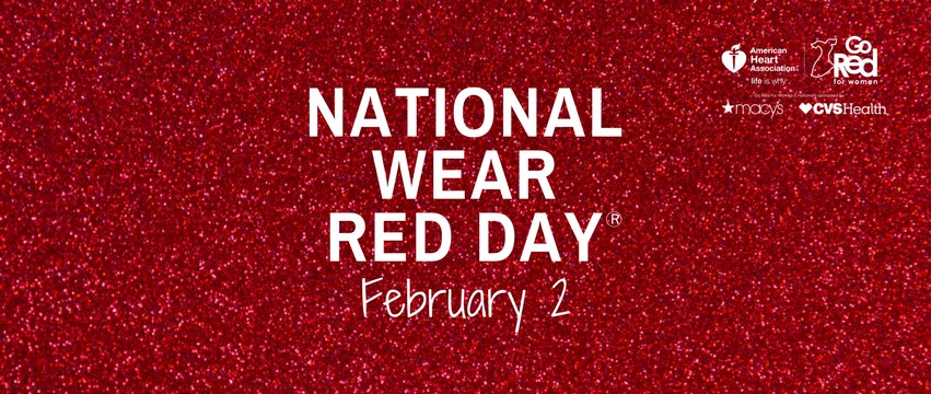 Show your support for <a href="/AHAKansas/">AHAKansas</a>, and provide awareness of Heart Disease❤️ by wearing your favorite red top! #GoRedICT