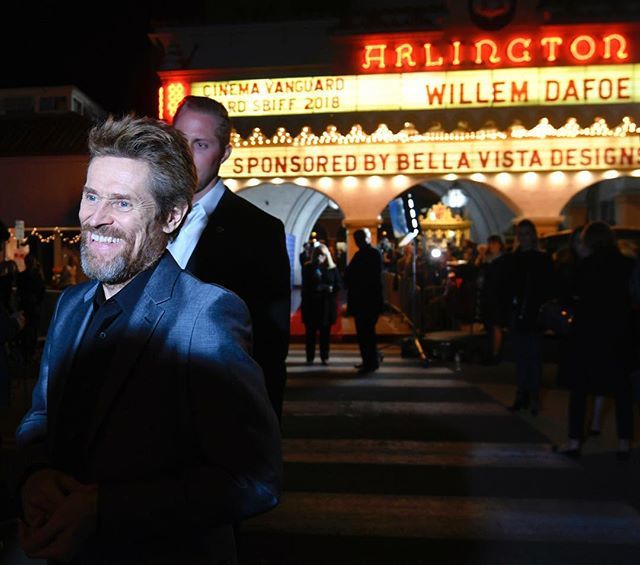 SBIndyNews's tweet photo. Happy Film Fest! Last night @officialsbiff honored Willem Dafoe with the 2018 Cinema Vanguard Award. ✨🎬
#sbindy #sbiff https://t.co/uJVPfuTsyb https://t.co/nup9Kge9Hg