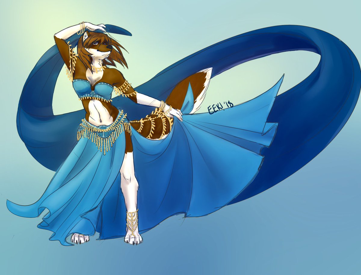 EEKdraws's tweet photo. Belly Dancer Maria #art #furryart #wolf #mariathewolf #dancingwolf #dancing #drawing #furry https://t.co/fB4RTKaYFb