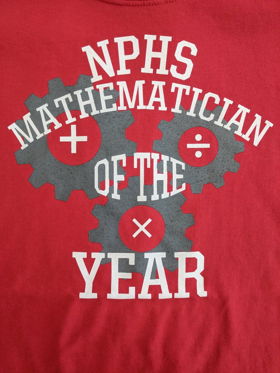 jhusing34's tweet image. Mathematician of the Year came down to the final day. Whose going to be the winner and get the new t-shirt!? #MathWeek2018 @npsd1 @Peggy4415 @NicoletBank @RipcoCU @SonicNetWisc @arrowgift @DarrenRubo @EliasonRealty @aviands @parsonseagleriv @peopleswi @HoffmanPDC @david_s_weber