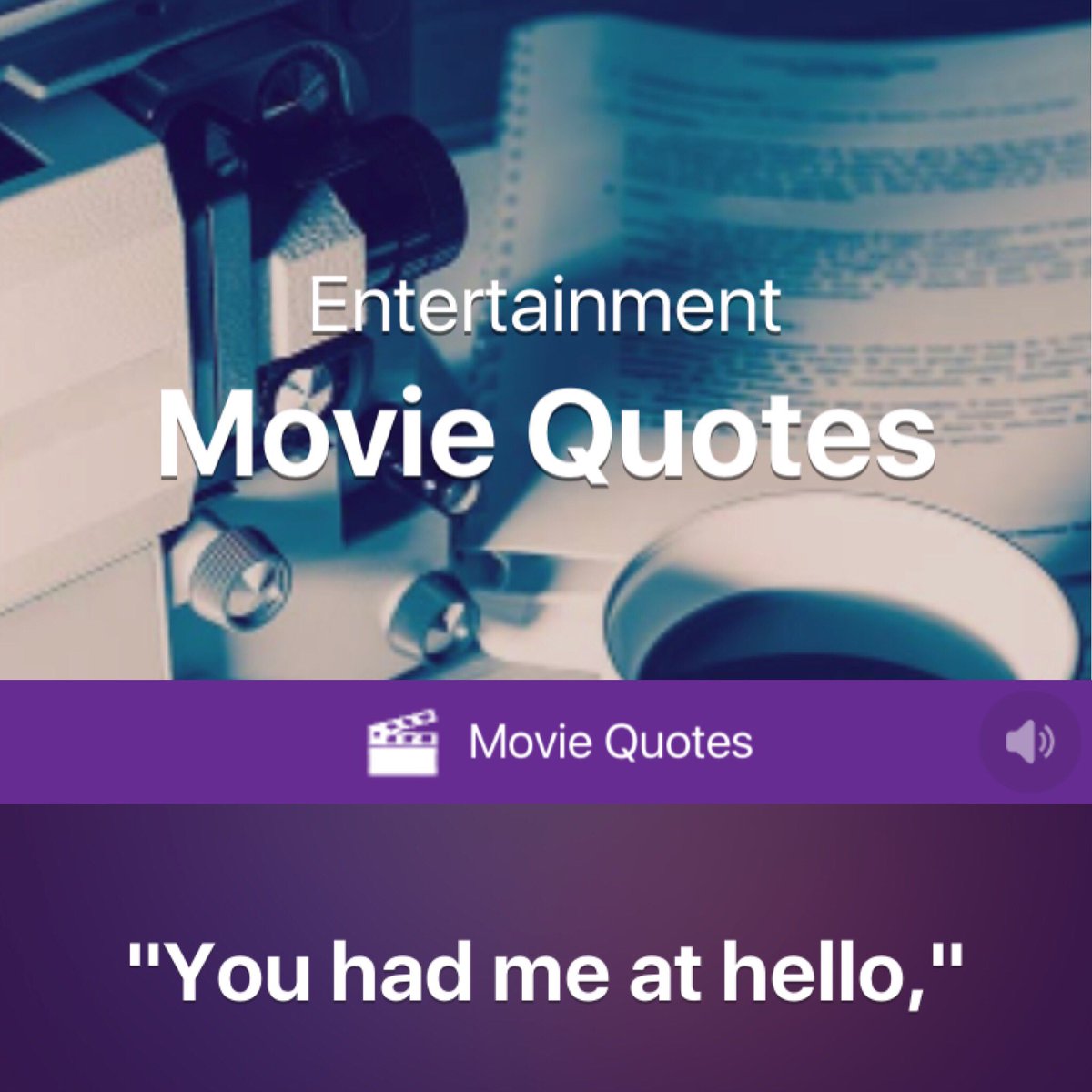 questioncubeapp's tweet photo. Time for a fun Movie Quote #trivia!
What is your favorite movie quote?
📽🎞✨ #indiegame #indiedev #gamedev #esports #mobilegame #FridayFun #FridayFeeling https://t.co/wMIiMvMHiB