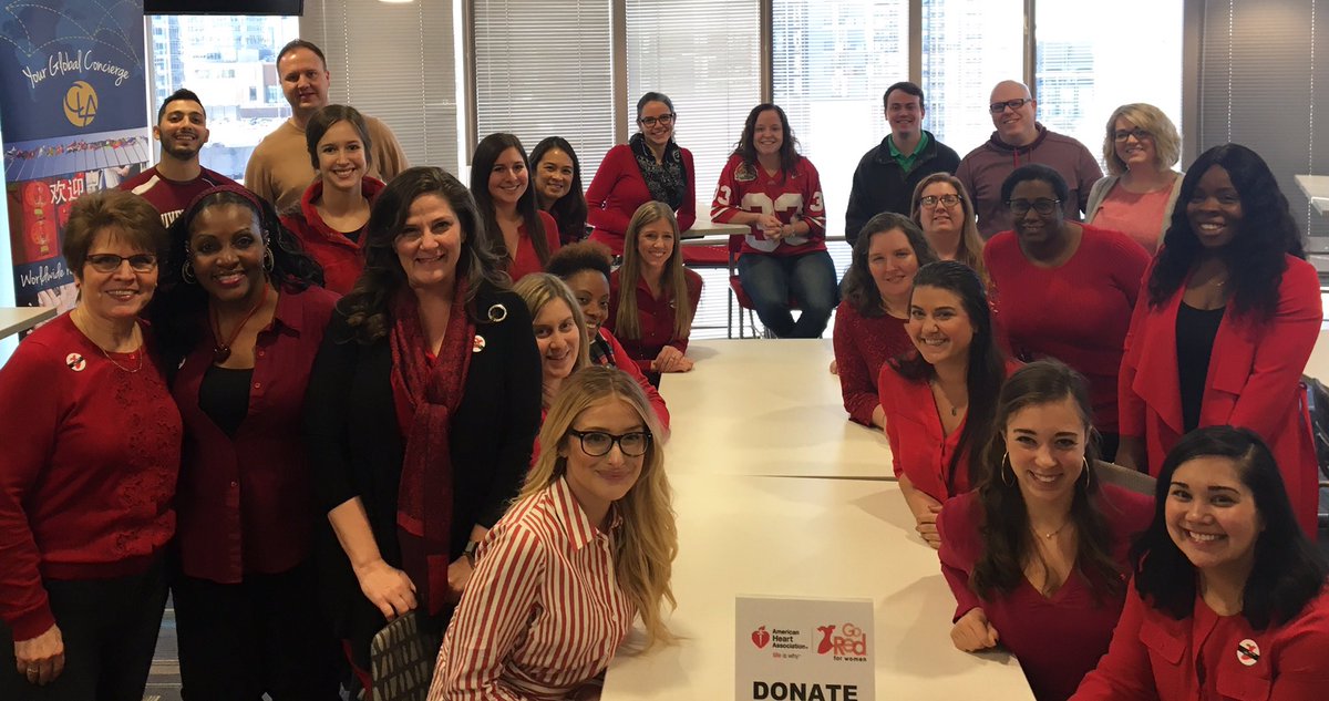 bjwalier_CLA's tweet photo. @CLAconnect CLA Charlotte went red today to raise awareness of the @HeartofCLT National Wear Red Day! #CLTGoRed @BoddyCLATax https://t.co/PKihJVBWFS