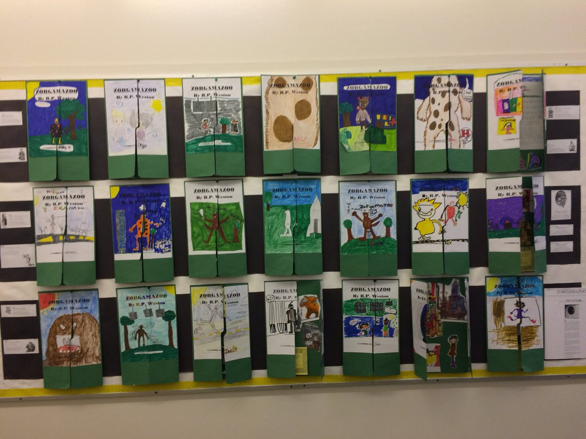 IrvineSD43PAC's tweet photo. Mme Zimmermann’s grade 3s created multiple layered presentations for #Zorgamazoo by @rpWeston #IrvineProject https://t.co/qR74Er4gLC