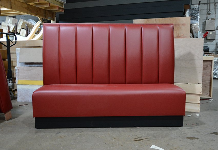 MaxsunGroup's tweet image. Deep channeled high back booths for Dragon Chef! #booth #banquette