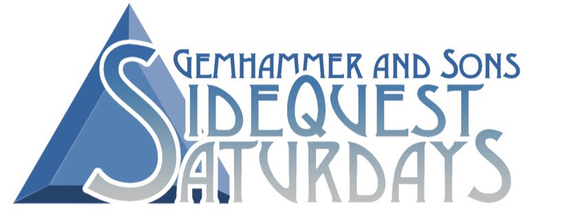 GemhammerGaming's tweet photo. Are your players ready to SideQuest?
Join us tomorrow for the Gemhammer Update!

#gemhammer #sidequestsaturdays #dnd #pathfinder #update #more #better #gamestuff https://t.co/jZGKUvvbQz