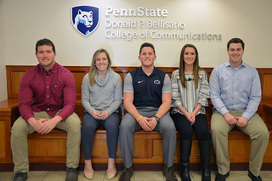 PSUBellisario's tweet photo. From Happy Valley to Minneapolis.

Five @penn_state students will be working tomorrow's @SuperBowl as part of the @NFL's communications team: https://t.co/guBx9cQeb2 #SBLII https://t.co/Eipir1dptt