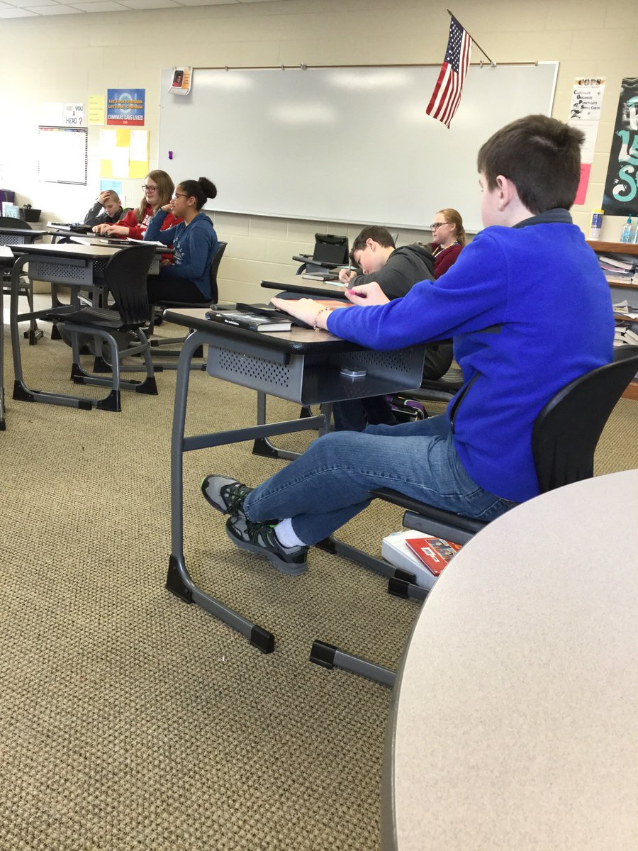 FarrellEngTeach's tweet photo. Enjoying listening to learners discuss a text and support with evidence during a Socratic Seminar. https://t.co/kueNWx0MUS