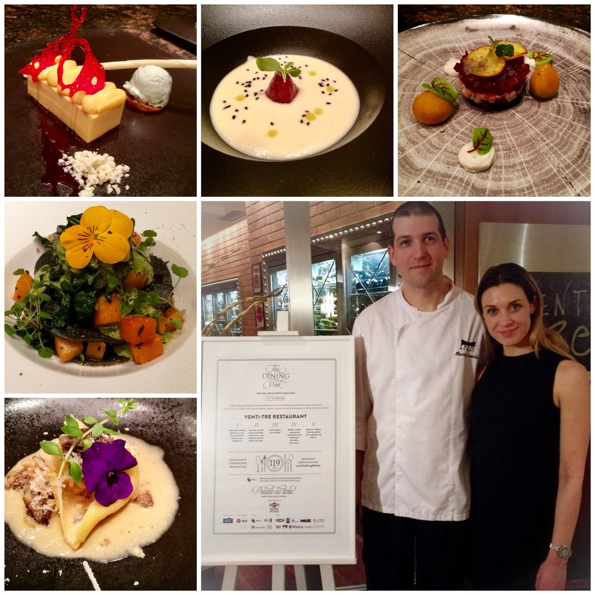 h_regent's tweet photo. Ambasadorka FINE DINING WEEK Julia Kamińska odwiedziła wczoraj naszą #ventitrerestaurant 😍 Jak myślicie smakowało? 😉🍽🥂🍮 Rezerwacja na ↘️↘️↘️https://t.co/wOAry1x5tz #food #restaurant #restaurantweek #finedining #finediningweek #juliakaminska #warsaw #warszawa #yummy https://t.co/MJRkhu8EFO