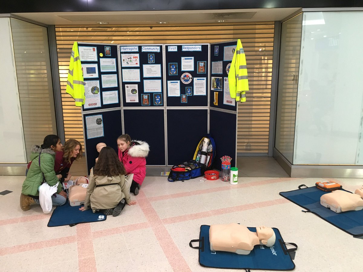 HarrogateCFRs's tweet photo. If you want to learn how to do CPR, come and see us at @ShopVictoriaHG on Saturday 17 February. We'll be there from 10am until 2pm. #CPRsaveslives https://t.co/OOfjcVuLT5