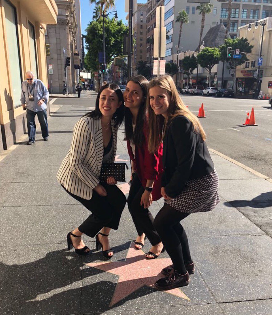 ItalyinLA's tweet photo. Meet our incredibly talented interns 🇮🇹 while attending #GinaLollobrigida ‘s celebration ceremonies with @verde_cgla 💃🇺🇸 #WalkOfFame #Friyay #FilmingOnItaly @iiclosangeles https://t.co/mQe2RCx61s
