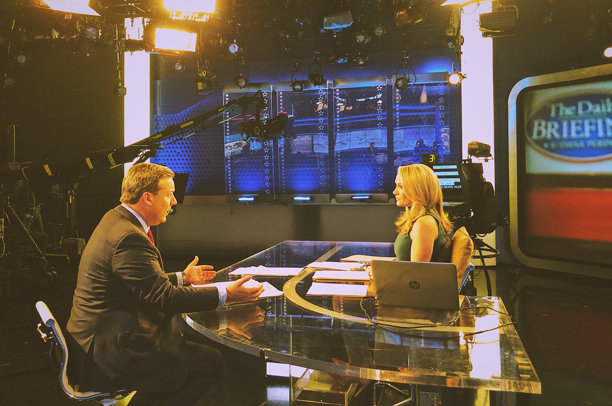 dailybriefing's tweet photo. .@edhenry - “When you were press secretary you never let me ask you hypothetical questions, Dana!” @DanaPerino #FISAFriday #memoday #dailybriefing @FoxNews https://t.co/egdDhRs2Ek