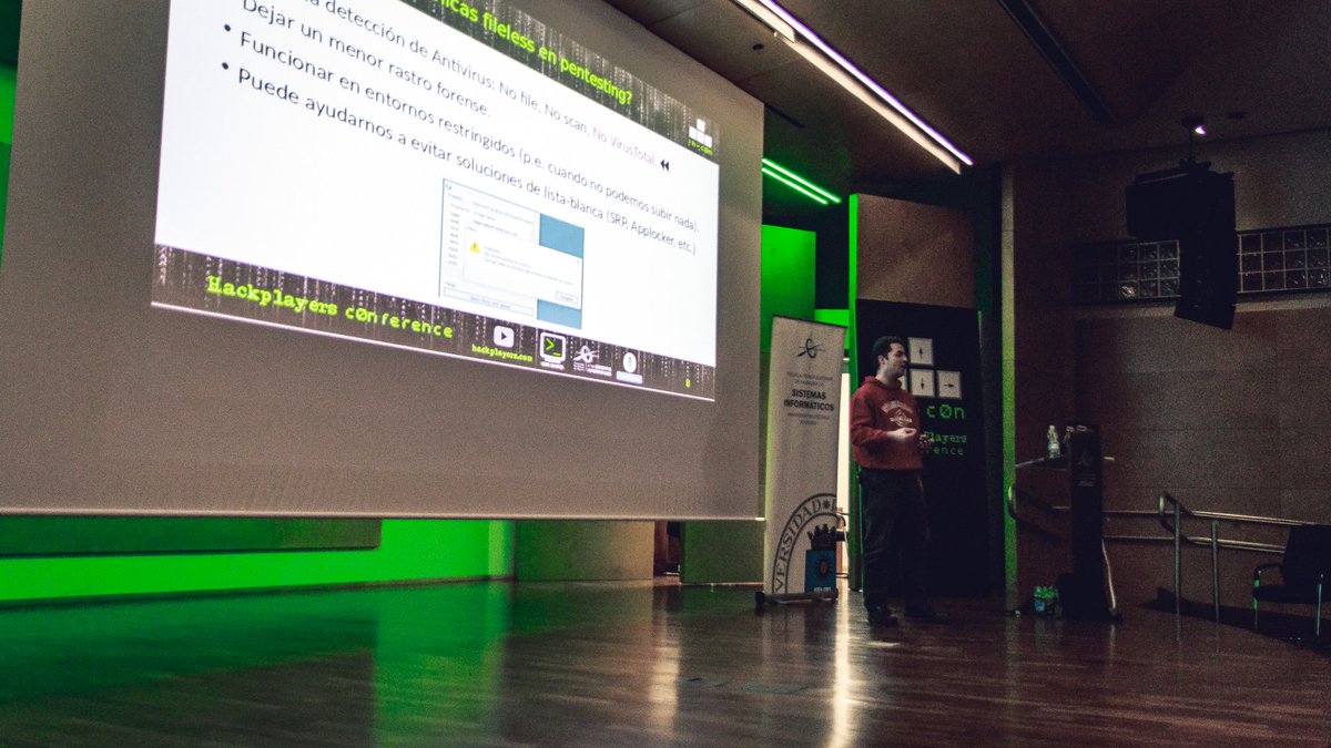 CoreDumpedUPM's tweet image. Sin archivo no hay detección ¡Te jodes, Avast!

Charla de Ramón Pinuaga en la #hc0n2018 @hackplayers