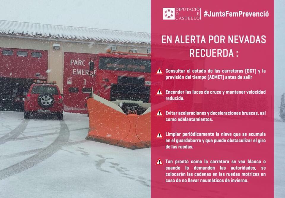 dipcas's tweet photo. ❄️ ¡Atención conductores! Extremad la precaución si viajáis por el interior de la provincia y tened en cuenta estos consejos: https://t.co/eciRm83rXB