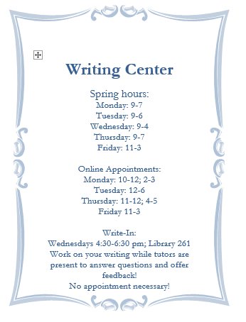 WriteSIUC's tweet image. We're officially open for Spring!