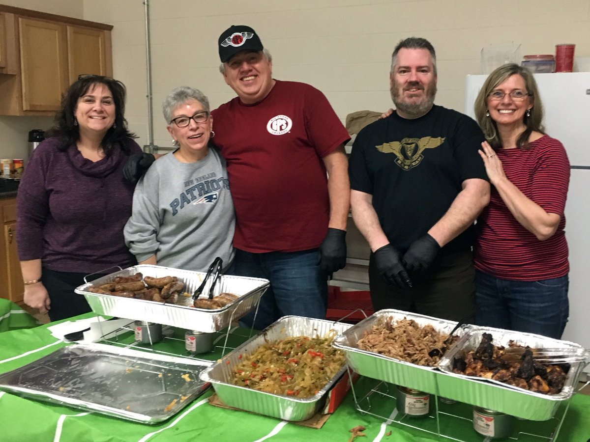WascoSkylight's tweet photo. It's turning into an annual event here - @WascoSkylight luncheon getting ready for the @Patriots to win #SuperBowlLII – Go Pats! https://t.co/yNsHun70KF