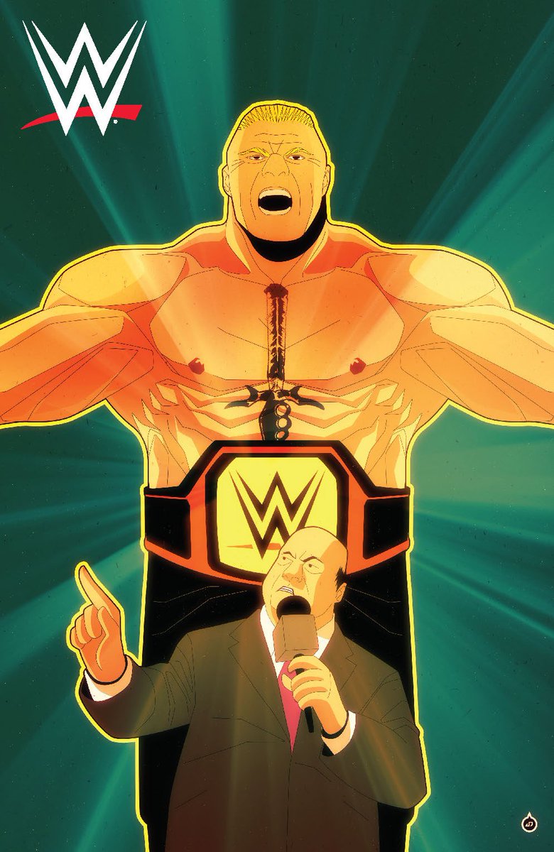 Ladies and gentleman, introducing the reigning, defending, undisputed collectible variant cover for the @WWE #RoyalRumble 2018 special from @boomstudios! NOW in comic shops - wwe.me/O9ZMOe