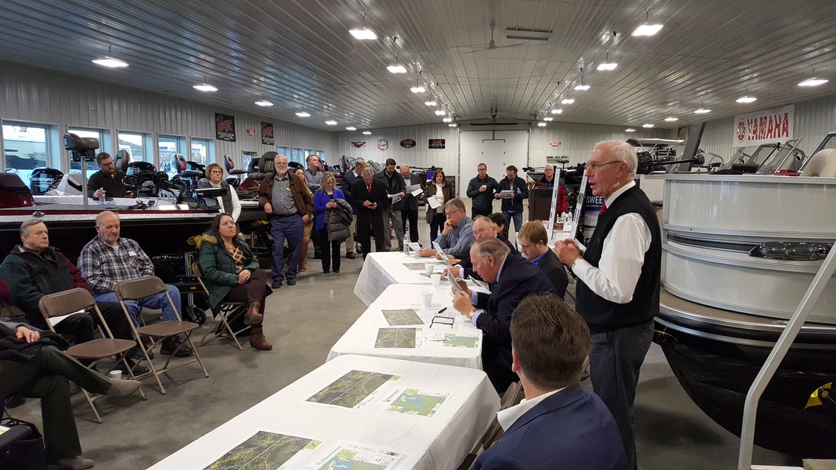 Chisago County hosts MN Senate Capital Investment Committee Tour 
Highway 8 
#mnfrastructure