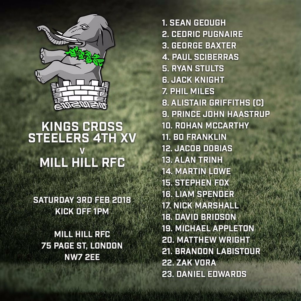 Kings Cross Steelers 3 Games Tomorrow 4th Xv Away V Millhillrfc K Off 13 00 1st Xv Home V Writtlerufc K Off 15 00 2nd Xv Away V Harlowrugbyclub K Off 14 30 Essexrugby Don T Kings Cross Steelers 3 Games Tomorrow 4th Xv Away V Millhillrfc K Off 13 00 1st Xv Home V Writtlerufc K Off 15 00 2nd Xv Away V Harlowrugbyclub K Off 14 30 Essexrugby Don T