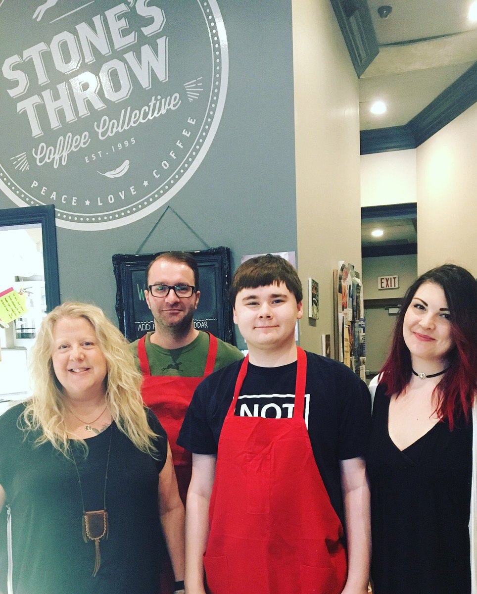 SaskAbilities_'s tweet photo. Meet Daniel, the newest member of the @stones_throwYQR team! Be sure to say hello next time you are in for a delicious treat or coffee! Thanks for being a #PartnerofPartners and an #InclusiveEmployer ! #SaskAbilities #SeeTheAbility #PartnersInEmployment https://t.co/srYALfPkJw