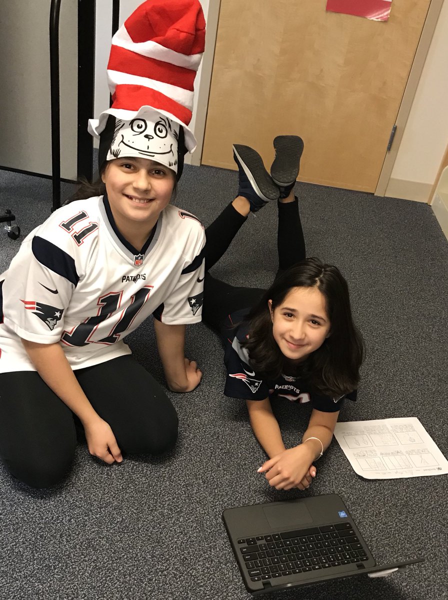 JudyVizard's tweet photo. WeVideo weather forecasts with 5th grade on Crazy Hat/Patriots Day @FitzGeraldWPS #WalthamEdTech https://t.co/kjWXGtqbIr