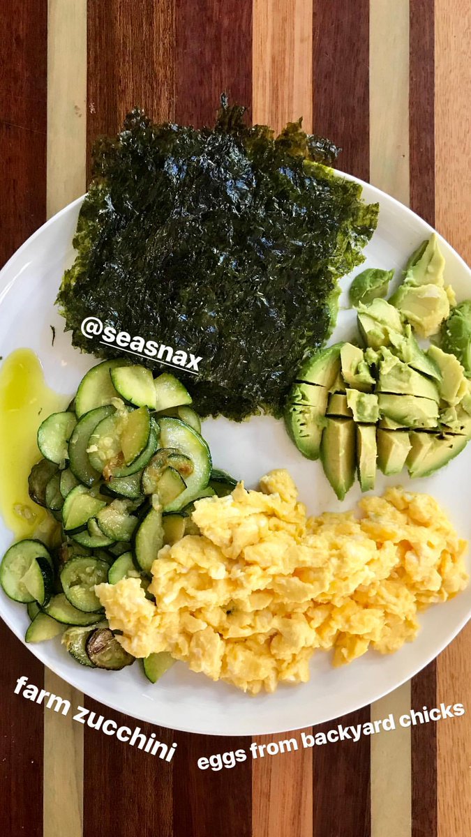 seasnax's tweet photo. What an amazing looking breakfast.Thank you for sharing! You IG feed is truly gorgeous! https://t.co/cxMRxRWwLo #seasnax #breakfast #farmzucchini #avocado #backyardchicks #eggs https://t.co/o09aj1Xu6w